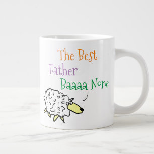 Zum Vater. Geschenk für den besten Vater. Funny Jumbo-Tasse
