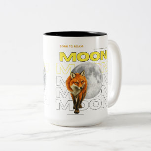 Zum Wandern geboren Fuchs Mond Tasse