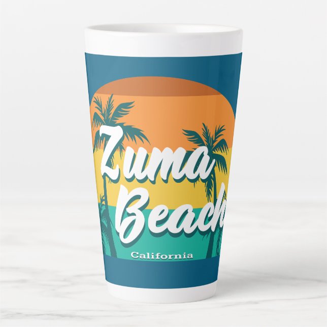 Zuma Beach California Milchtasse (Vorderseite)
