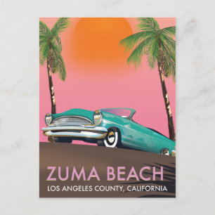 Zuma Beach Los Angeles County Kalifornien Postkarte
