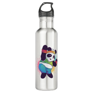 Zumba Panda Edelstahlflasche