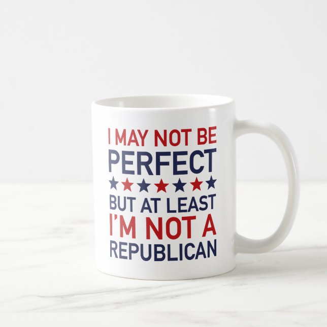 Zumindest bin ich kein Republikaner Kaffeetasse (Rechts)