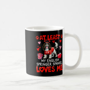 Zumindest Englisch Springer Spaniel liebt mich Val Kaffeetasse