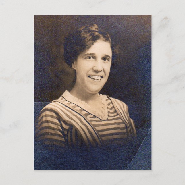 Zumindest ihr Mann liebte ihren RPPC Postkarte (Vorderseite)