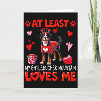Zumindest liebt mein Entlebucher Berg mich Valenti Karte