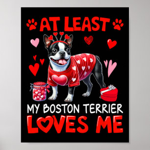 Zumindest meine Boston-Terrier, die mich Valentins Poster