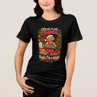 Zunächst einmal bin ich ein entzückender Weihnacht Tri-Blend Shirt