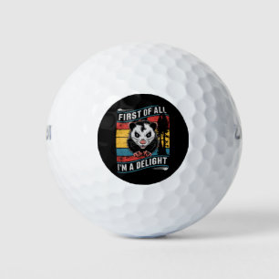 Zunächst einmal bin ich ein entzückendes lustiges  golfball