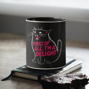 Zunächst einmal bin ich eine entzückende brüllende tasse