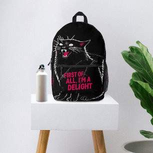 Zunächst einmal bin ich eine Freude Brüllende Schw Bedruckter Rucksack