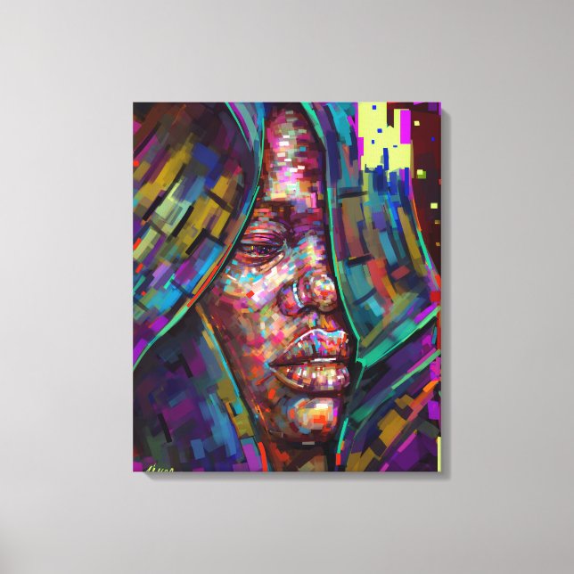 Zunahme der Angst Leinwanddruck (Vorderseite)