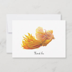 Zunehmende Phoenix-Vogeltäuschung Dankeskarte