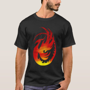 Zunehmende Phoenixfeuerfenix Inspirationsfantasie T-Shirt