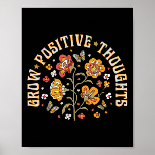 Zunehmende positive Gedanken über die psychische G Poster