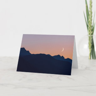 Zunehmender Mond & Venus   Seabeck, Washington Karte