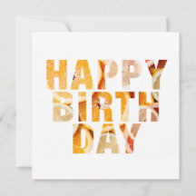 ZUNEHMENDES BILD-Happy Birthday Card