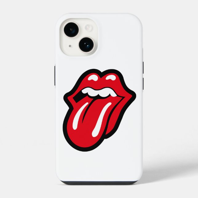 Zunge iPhone 14 Hülle (Rückseite)