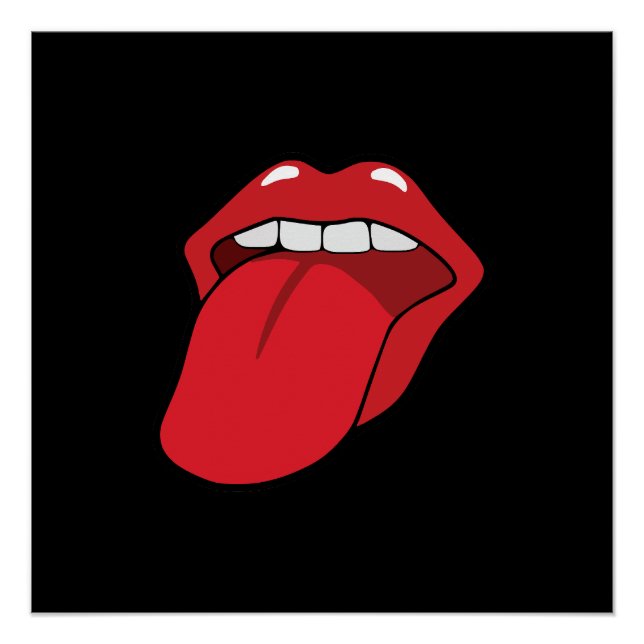 Zunge Poster (Vorderseite)