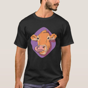 Zunge raus Dienstag Kühe T-Shirt