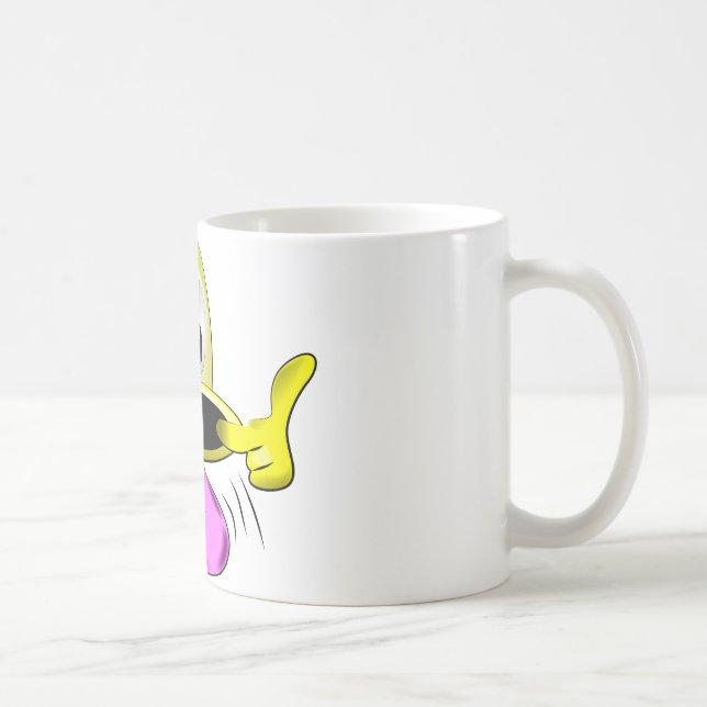 Zunge Wagger Kaffeetasse (Rechts)