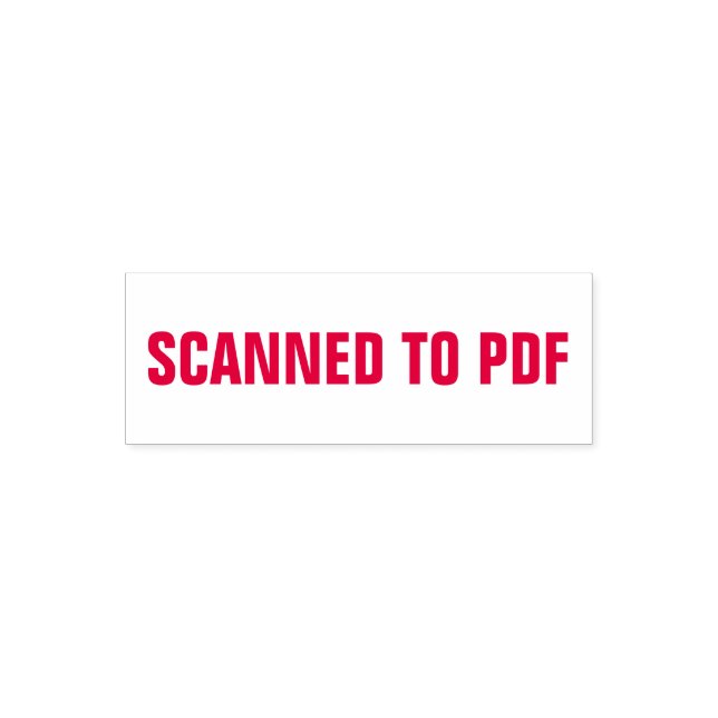 Zur Archivierung von Dokumenten auf PDF gescannt Permastempel (Design)