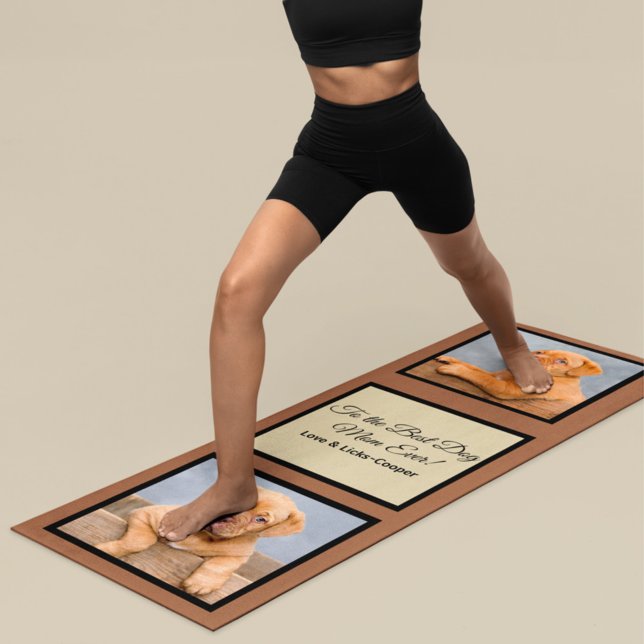 Zur besten Hunde-Mama je benutzerdefiniertes Foto  Yogamatte (Von Creator hochgeladen)