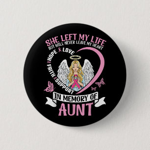Zur Erinnerung an die Tante Brustkrebs Button