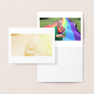 Zur Erinnerung an Gilbert Baker 1951 - 2017 Foil C Folienkarte