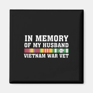 Zur Erinnerung an meine Ehemännin Vietnam Veteran Magnet