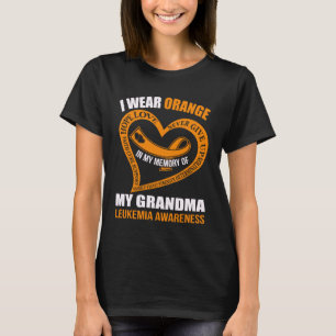 Zur Erinnerung an meine Großmutter LEUKEMIA AWAREN T-Shirt