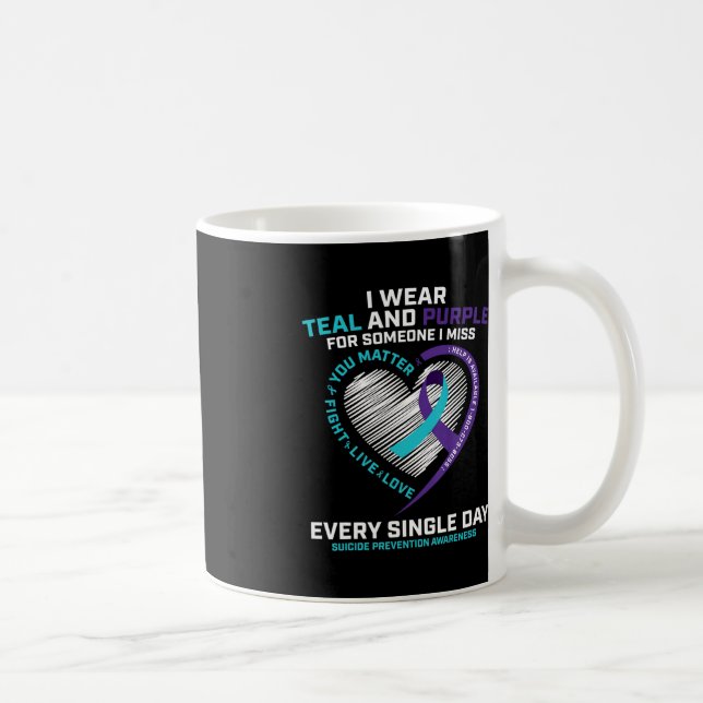 Zur Erinnerung an mich Miss Son Mama Vater Suizidp Kaffeetasse (Rechts)