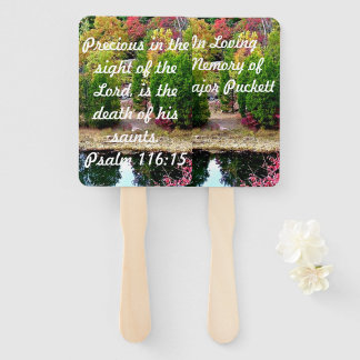 Zur Erinnerung an Psalm 116:15 Fächer