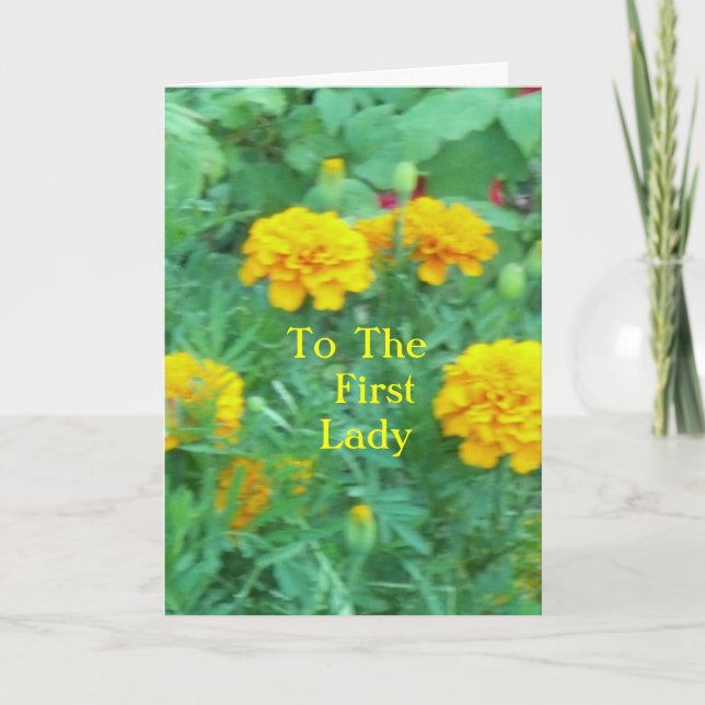 Zur ersten Frau Karte (Vorderseite)