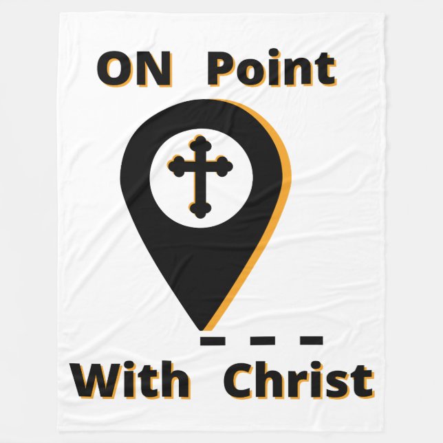 Zur Frage mit Christus biblischen Fleecedecke (Vorderseite)