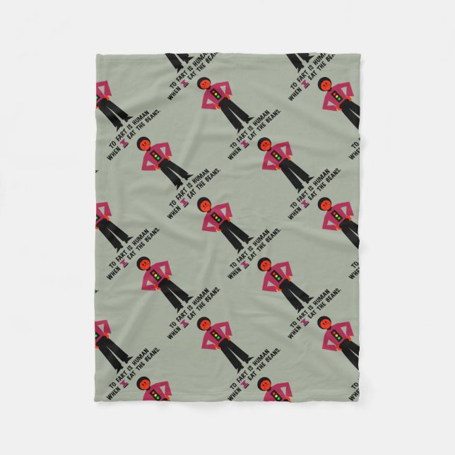 Zur Furz ist menschlich Fleecedecke (Vorderseite)