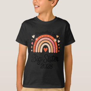 Zur großen Schwester befördert 2028 Neue Babyschwa T-Shirt