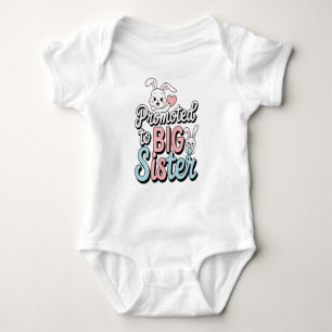 zur großen Schwester befördert Baby Strampler