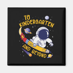 Zur Kita und darüber hinaus Astronaut Zurück zur S Magnet