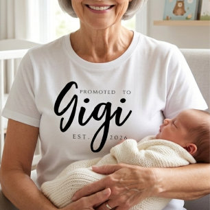 Zur klassischen Gigi-EST-Jahresdesign befördert T-Shirt
