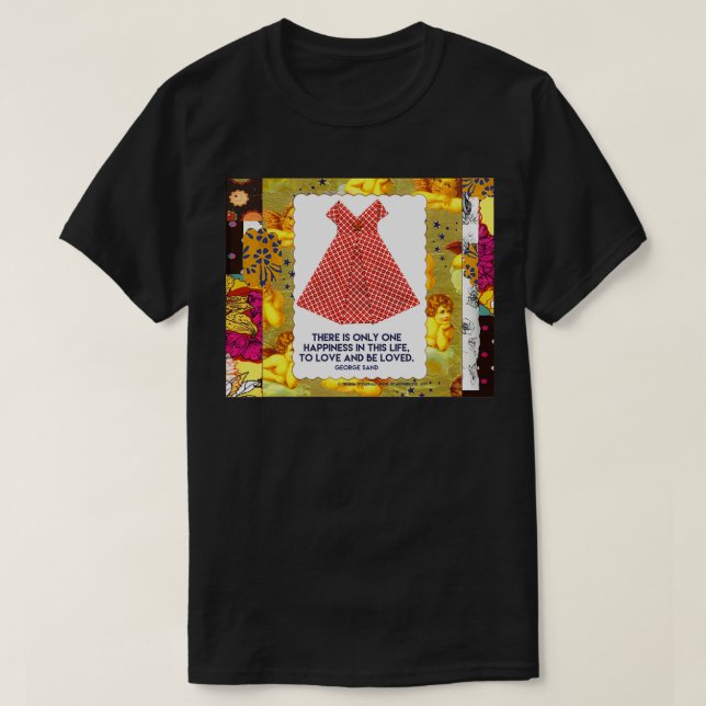 zur Liebe und geliebt werden T-Shirt (Design vorne)