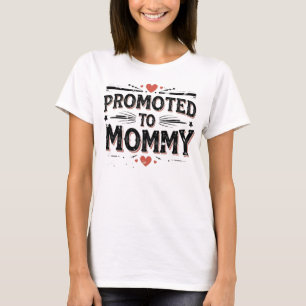 Zur Mama Baby Shower-Geschenk befördert T-Shirt