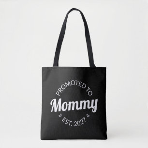 Zur Mama befördert Seit 2027 Neue Mama Ankündigung Tasche