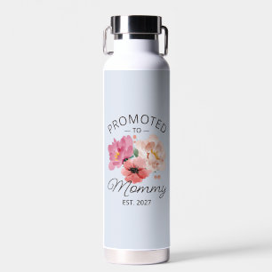 Zur Mamma befördert Est 2027 Neue Mamma Ankündigun Trinkflasche