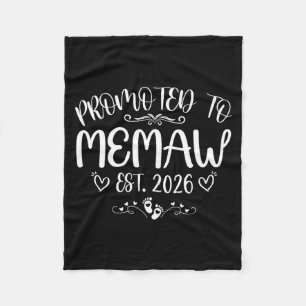 Zur Memaw ernannt EST 2026 erstmalige Mutter Mutte Fleecedecke