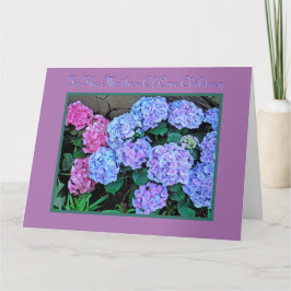 ZUR MUTTER UNSERER KINDER/GLÜCKLICHER MUTTER KARTE