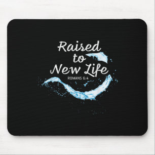 Zur neuen Lebens Christen Glaube Kirche Taufe Mousepad