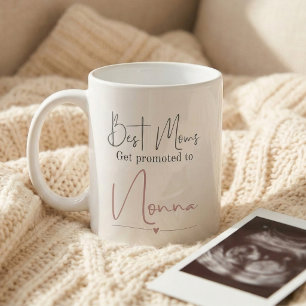 Zur Nonna befördert - Geschenk zur Schwangerschaft Kaffeetasse