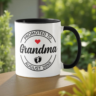 Zur Oma-Ankündigung einer Schwangerschaft Tasse