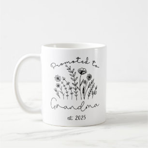 Zur Oma befördert 2025 Bald Oma 2025 Kaffeetasse