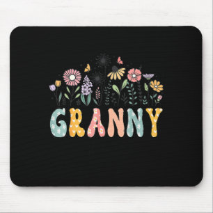 Zur Oma befördert ca. 2026 Daisy Floral Wildblume Mousepad